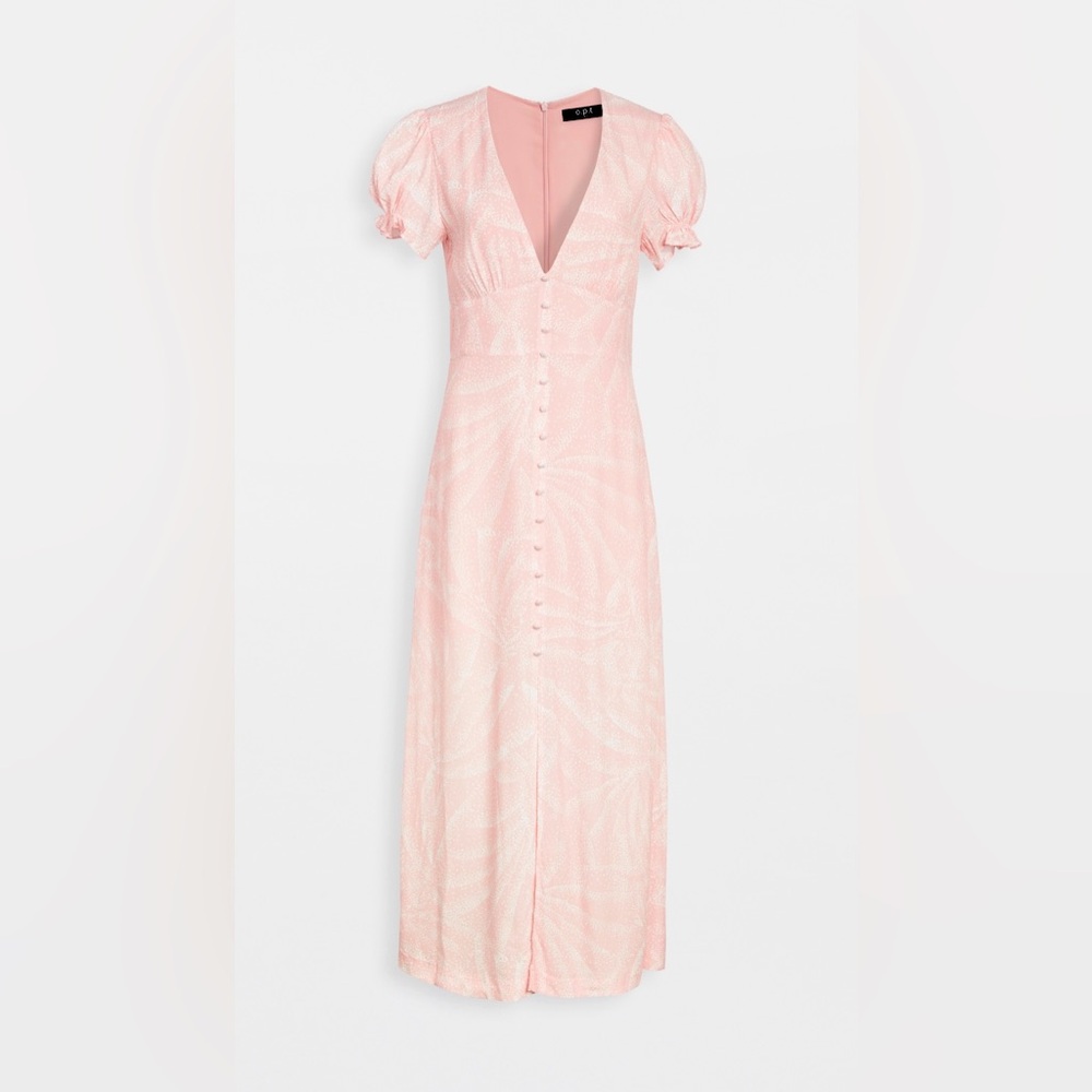 o.p.t. Pink Floral Divine Dress. Size medium.